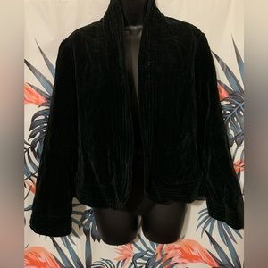 Joanie Char Velvet Blazer Sz S/M
